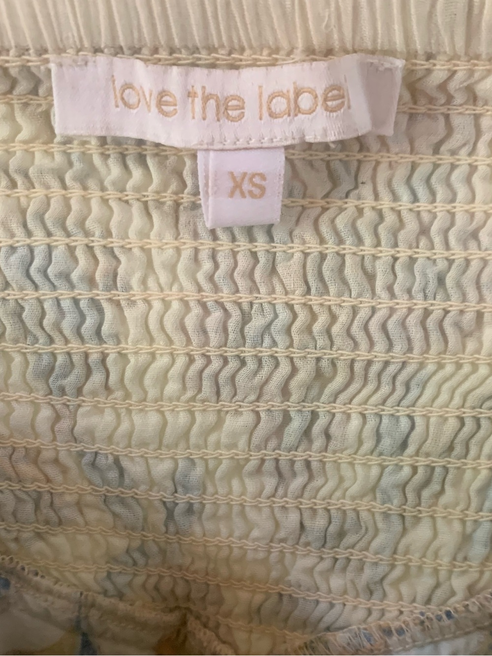 Love The Label Floral Tiered Ruffle Mini Skirt XS Boho Cottagecore - Picture 8 of 8